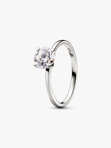 Pandora Era 14k White Gold Lab-grown Diamond Ring - Image 2