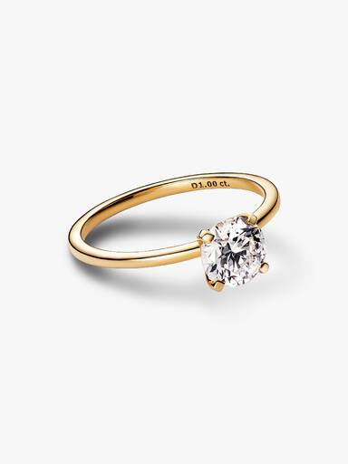 Pandora Era 14k Gold Lab-grown Diamond Ring - Image 3