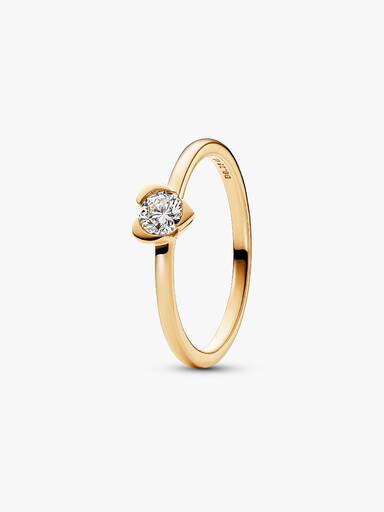 Lab-Grown Diamond Heart Ring Set - Image 3