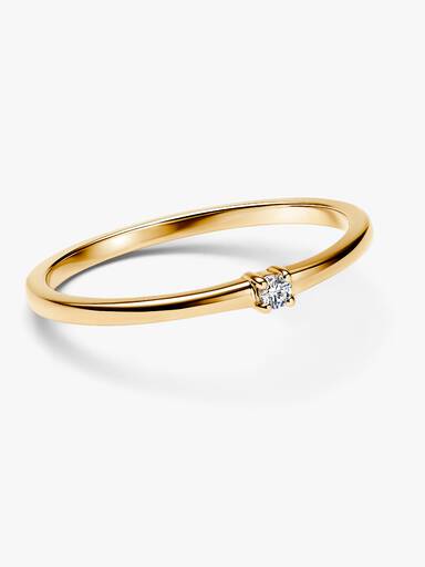 Pandora Era 14k Gold Lab-grown Diamond Single Stone Ring - Image 4