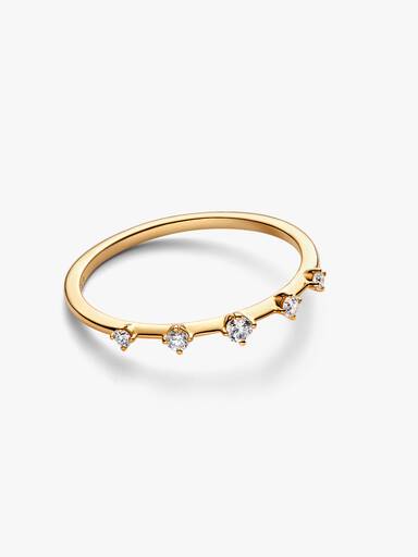 Pandora Era Lab-Grown Diamond Station Ring - Image 4
