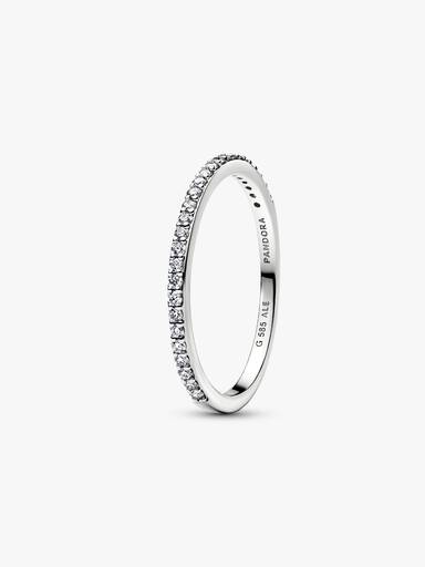 Pandora Era Lab-Grown Diamond Half Eternity Pavé Band Ring - Image 2
