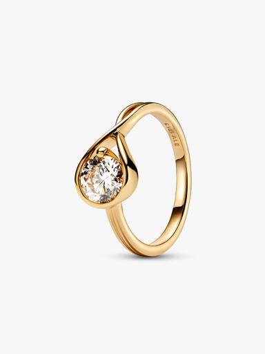 Pandora Infinite 14k Gold Lab-grown Diamond Ring - Image 2