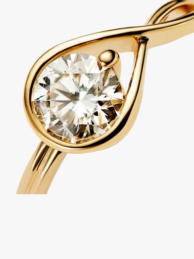 Pandora Infinite 14k Gold Lab-grown Diamond Ring - Image 4