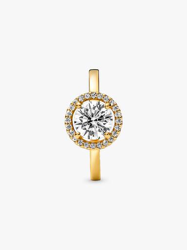 Sparkling Round Halo Ring - Image 4