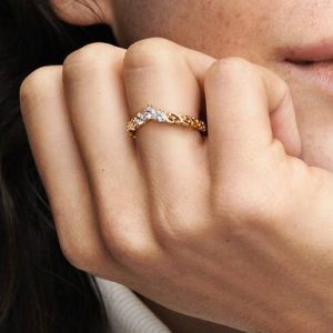 Regal Swirl Tiara Ring