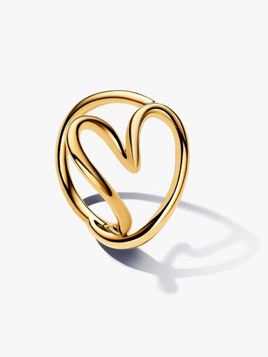 Organically Shaped Heart Ring - Image 2