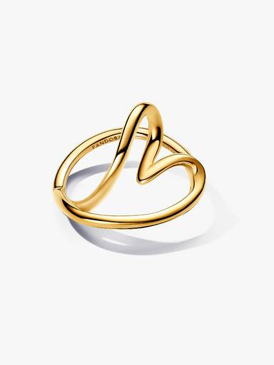 Organically Shaped Heart Ring - Image 3