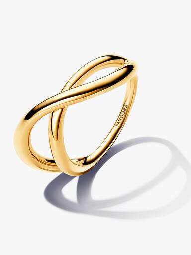 Organically Shaped Infinity Ring - Image 2