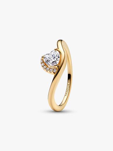 Wavy Heart Ring - Image 2