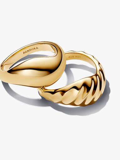 Rippled Stacking Rings - Image 3