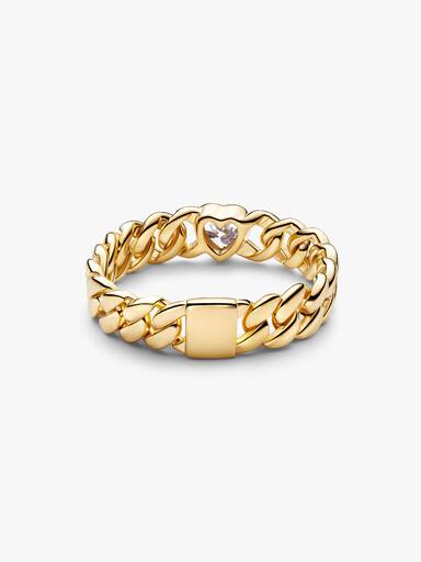 Heart Cuban Chain Ring - Image 4