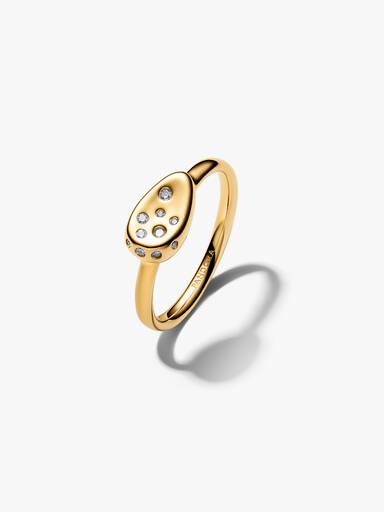 Small Stone-Set Oval Signet Ring - Image 2