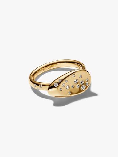 Medium Stone-Set Oval Signet Ring - Image 3