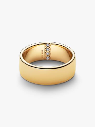 Engravable Wide Band Ring - Image 5