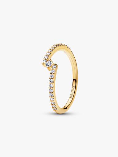 Split Solitaire Pavé Ring Stack - Image 2