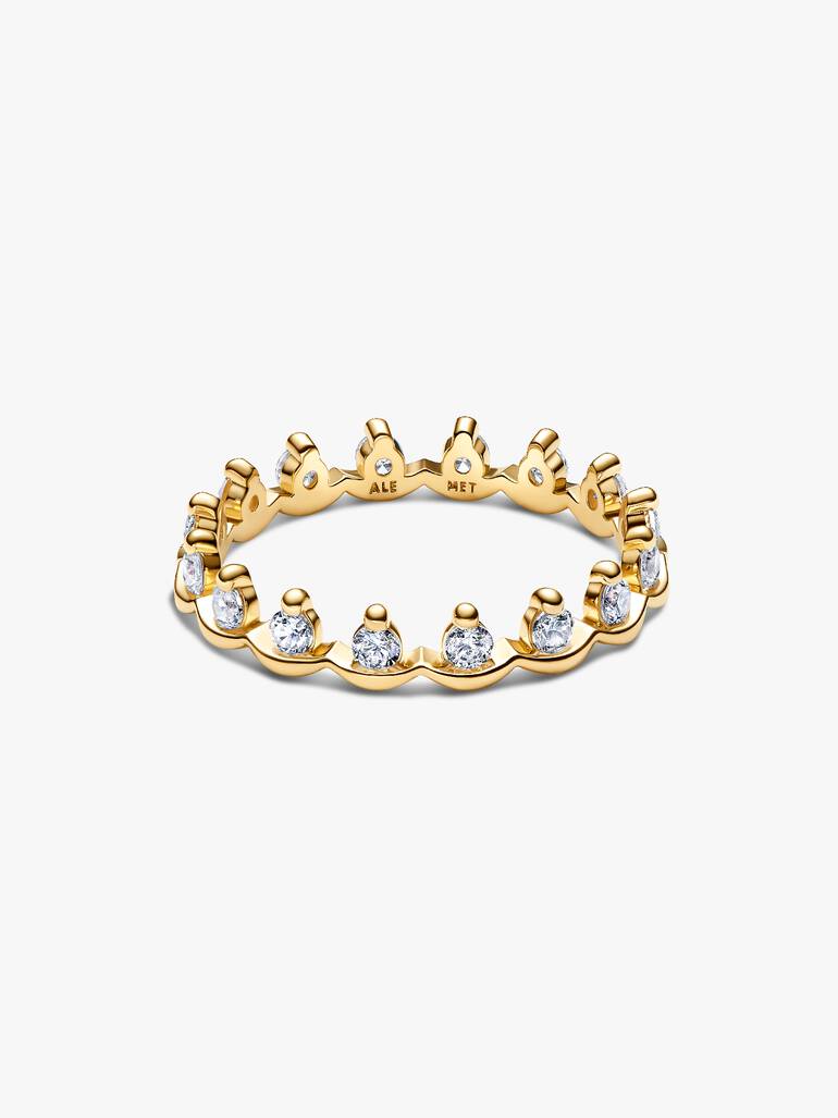 Sparkling Regal Band Ring - Image 2