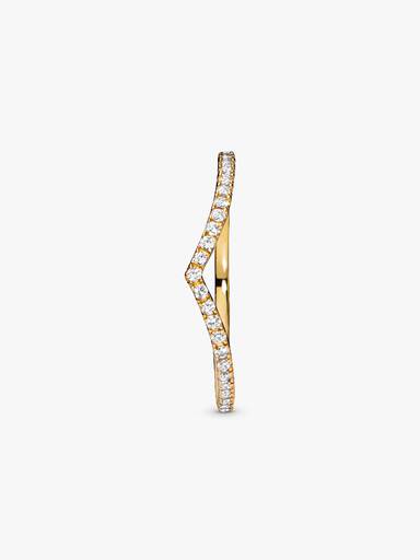 Sparkling Wishbone Ring - Image 4