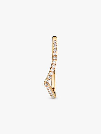Sparkling Wishbone Ring - Image 5