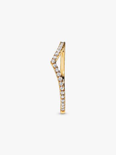 Sparkling Wishbone Ring - Image 6