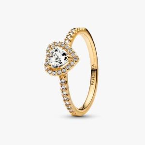 Elevated Heart Ring