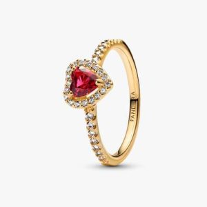 Elevated Heart Ring