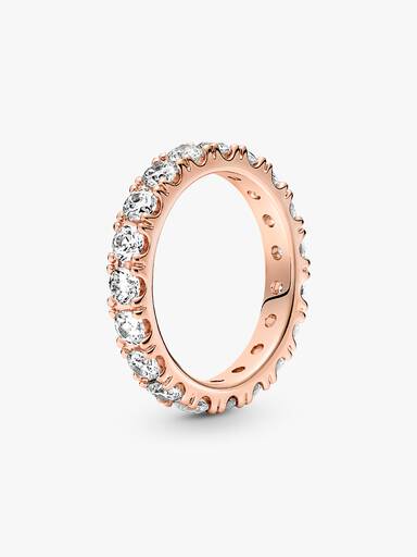 Sparkling Row Eternity Ring - Image 2