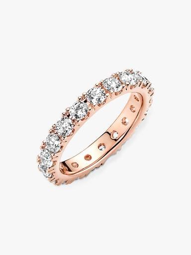 Sparkling Row Eternity Ring - Image 4