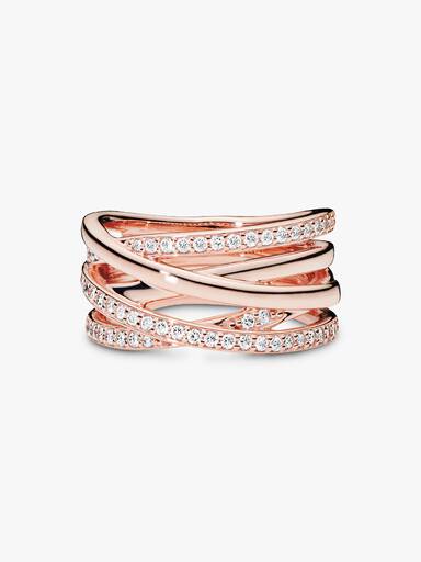 Sparkling & Polished Lines Ring - Image 4
