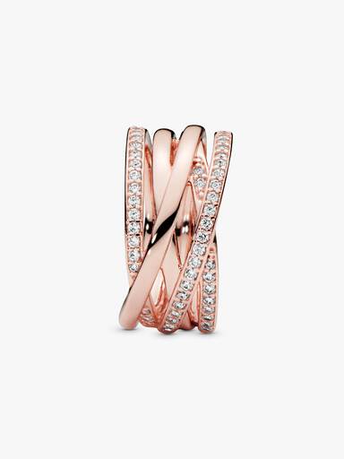 Sparkling & Polished Lines Ring - Image 5