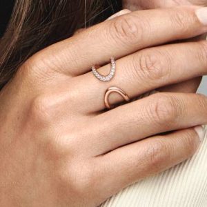 FINAL SALE - Wrapped Open Infinity Ring