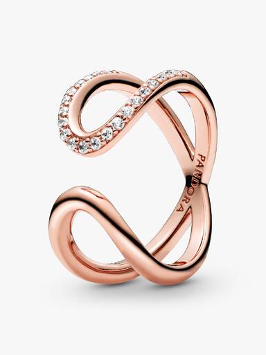 FINAL SALE - Wrapped Open Infinity Ring - Image 2