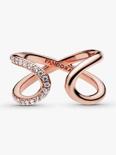 FINAL SALE - Wrapped Open Infinity Ring - Image 6