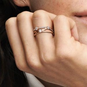 FINAL SALE - Sparkling Triple Band Ring