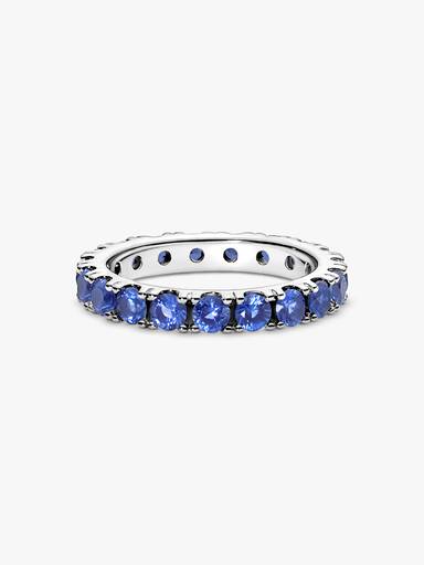 FINAL SALE - Sparkling Row Eternity Ring - Image 4