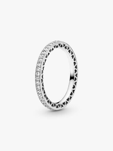 True Elegance Square Halo Ring Set - Image 2