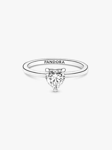 Sparkling Heart Solitaire Ring - Image 5