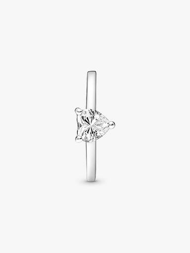 Sparkling Heart Solitaire Ring - Image 4