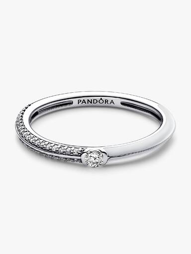 Pandora ME Pavé & White Dual Ring - Image 4