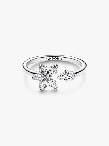 Sparkling Herbarium Cluster Open Ring - Image 4