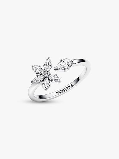 Sparkling Herbarium Cluster Open Ring - Image 6