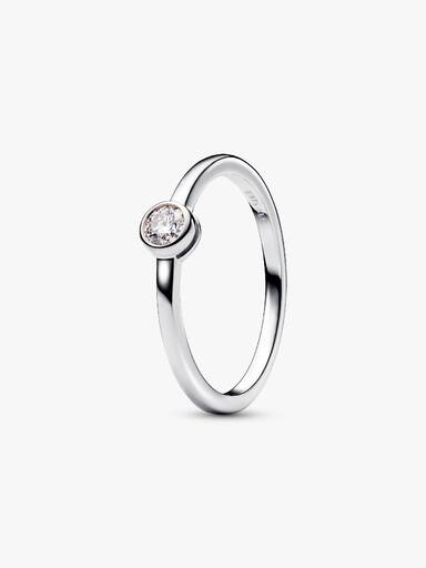 Pandora Era Bezel Sterling Silver Lab-grown Diamond Ring - Image 2