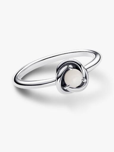 FINAL SALE - June Birthstone Eternity Circle Ring - Image 4
