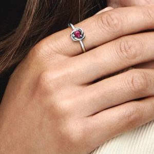 FINAL SALE - October Pink Eternity Circle Ring