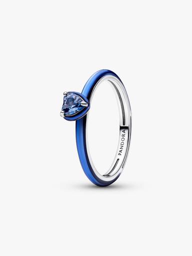 Blue Chakra Heart Ring - Image 2