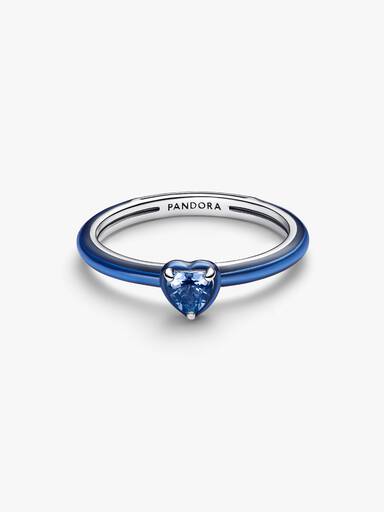 Blue Chakra Heart Ring - Image 3