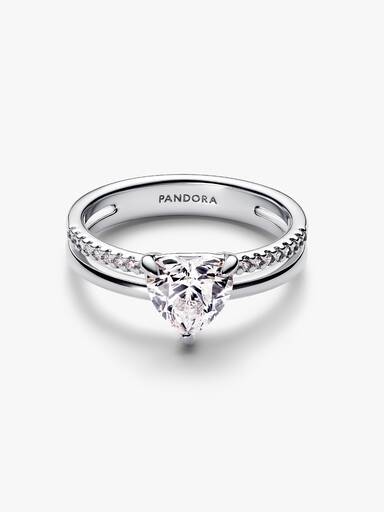 Double Band Heart Ring - Image 4