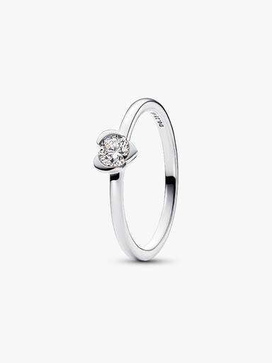 Lab-Grown Diamond Heart Ring Set - Image 2