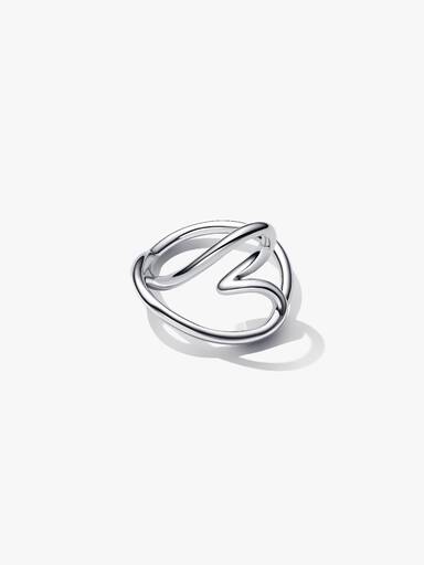 Organically Shaped Heart Ring - Image 4