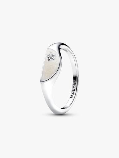 Pandora ME Halved Enamel Signet Ring - Image 2